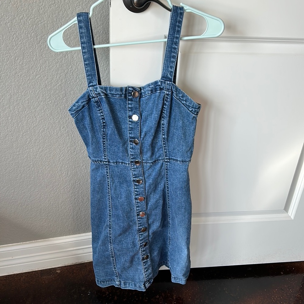 Aeropostale Jean Button-up dress